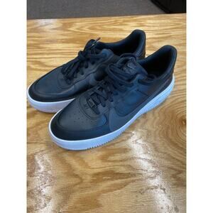 Nike Air Force 1 Platform Sneaker Women's 12 Black Athletic Shoes DJ9946-001 S26